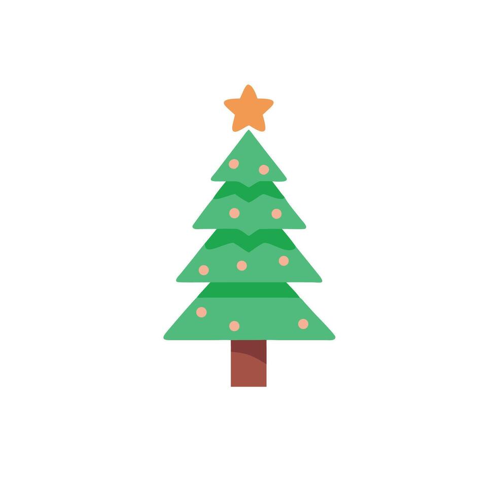 Christmas tree icon price 1 vector