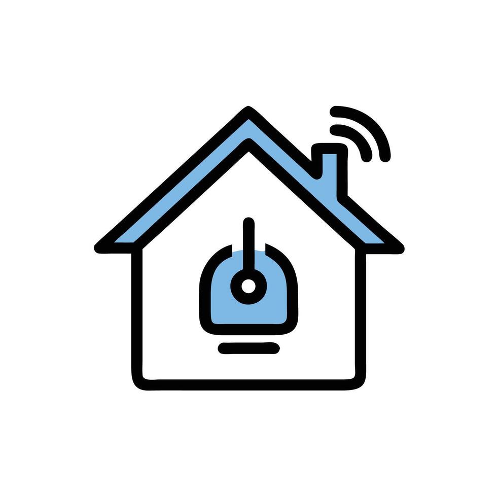 Home automation icon illustration vector