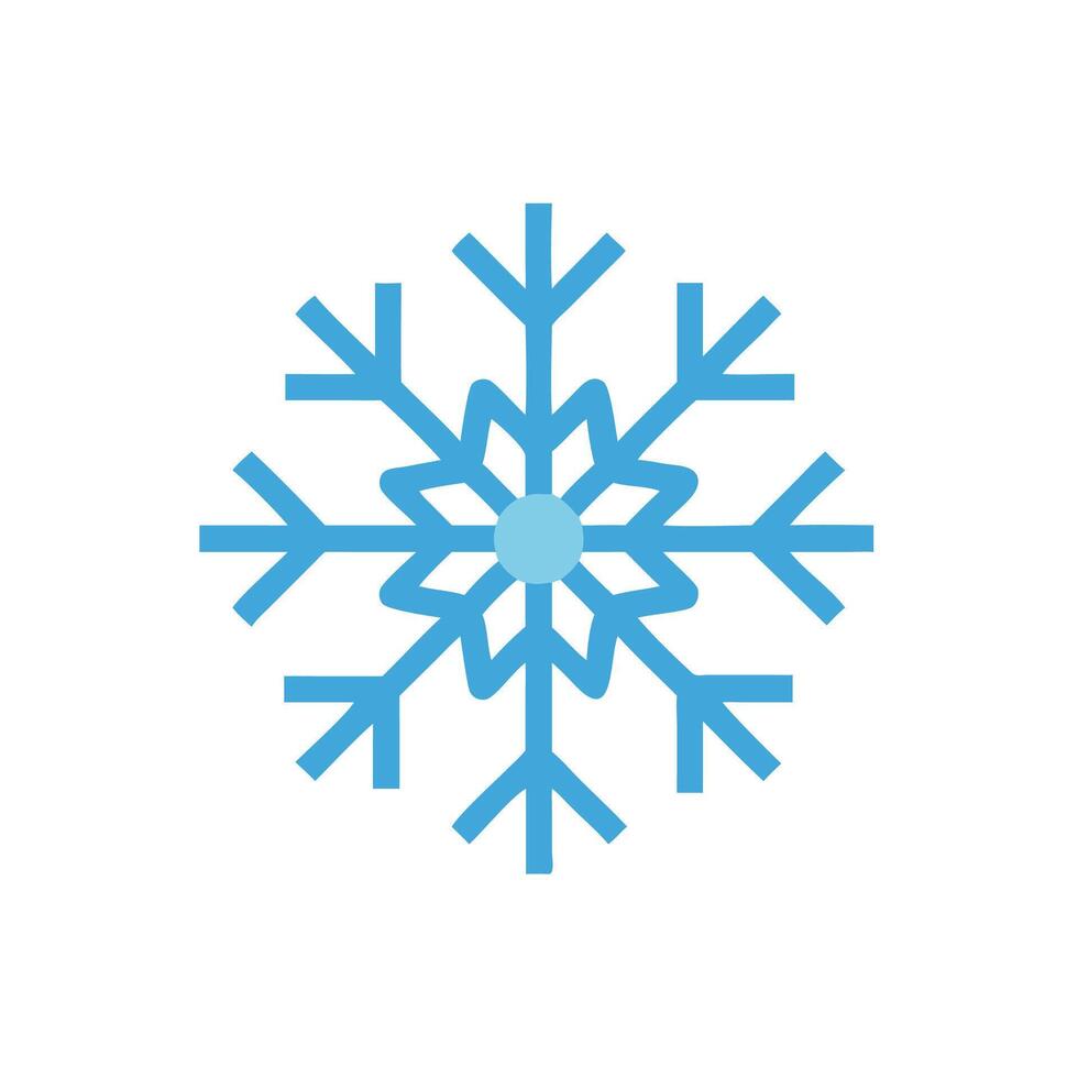 Snowflake icon new style vector