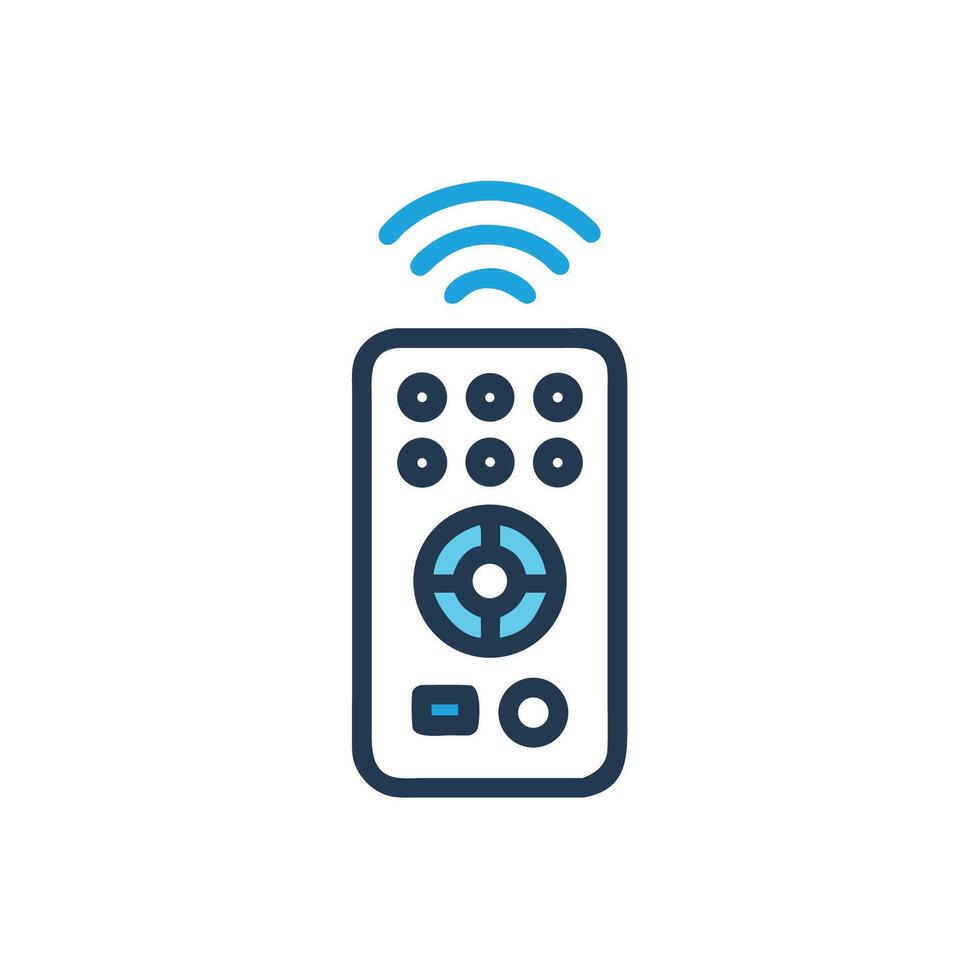remote control icon on a white background vector