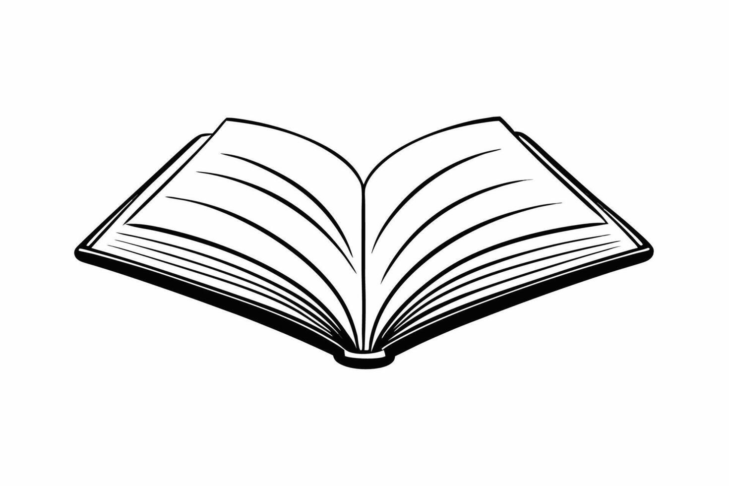 Open book icon illustration vector