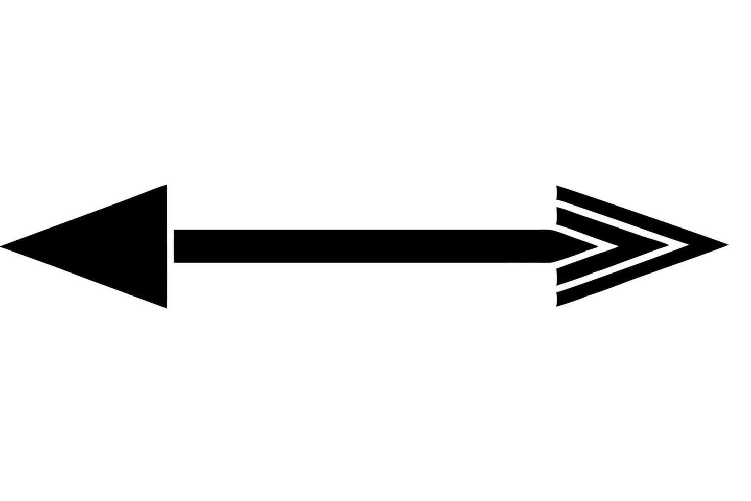 An arrow pointing to the left is shown vector