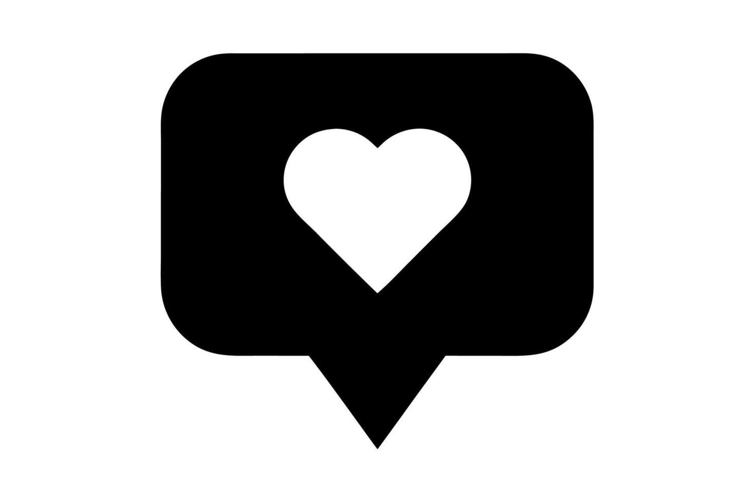 Heart icon on a white background vector
