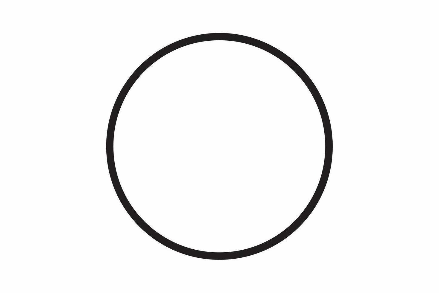 A black and white oval with a white background vector