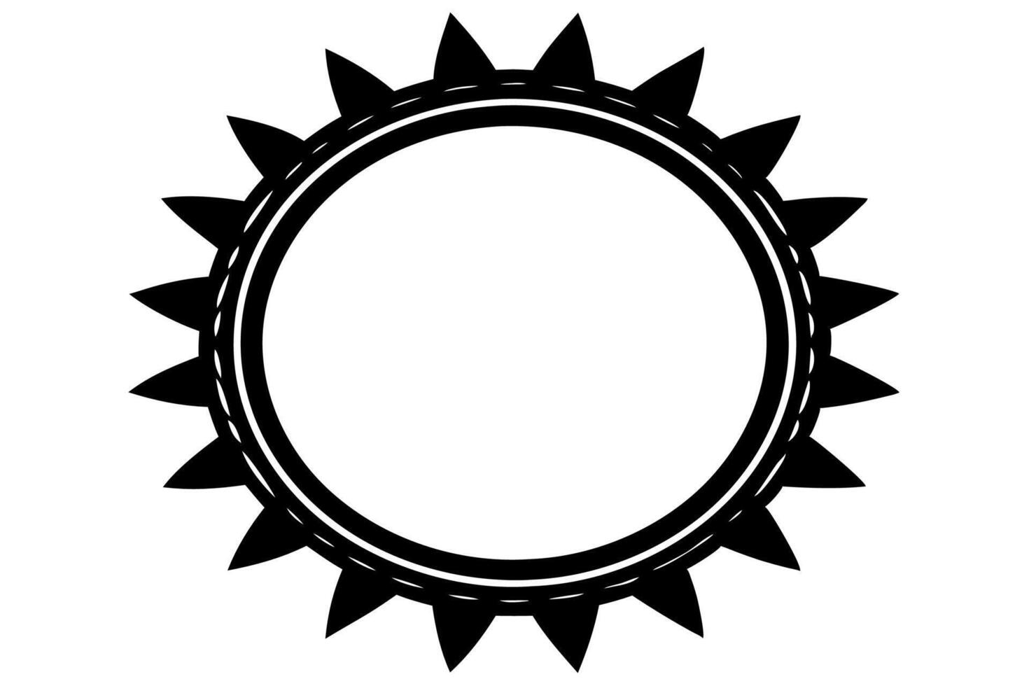 Sunburst icon illustration vector