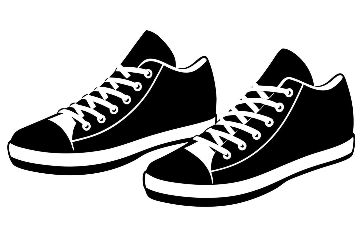 Sneakers clip art vector