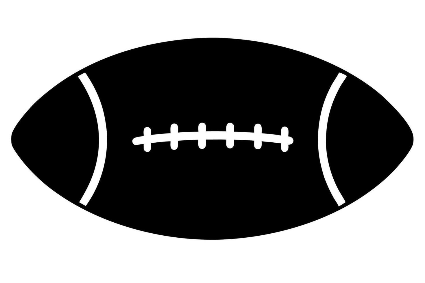 American football ball icon illustration vector