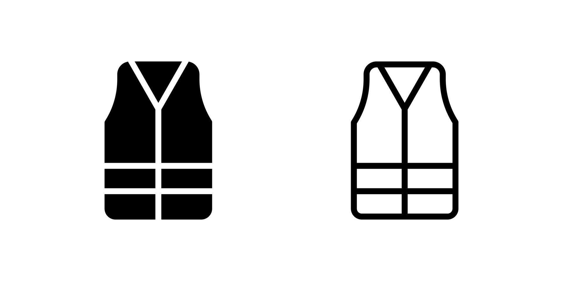 Critical life vest safety icon for water rescue, survival, and emergency situations. Essential for boating, swimming, and marine safety. vector