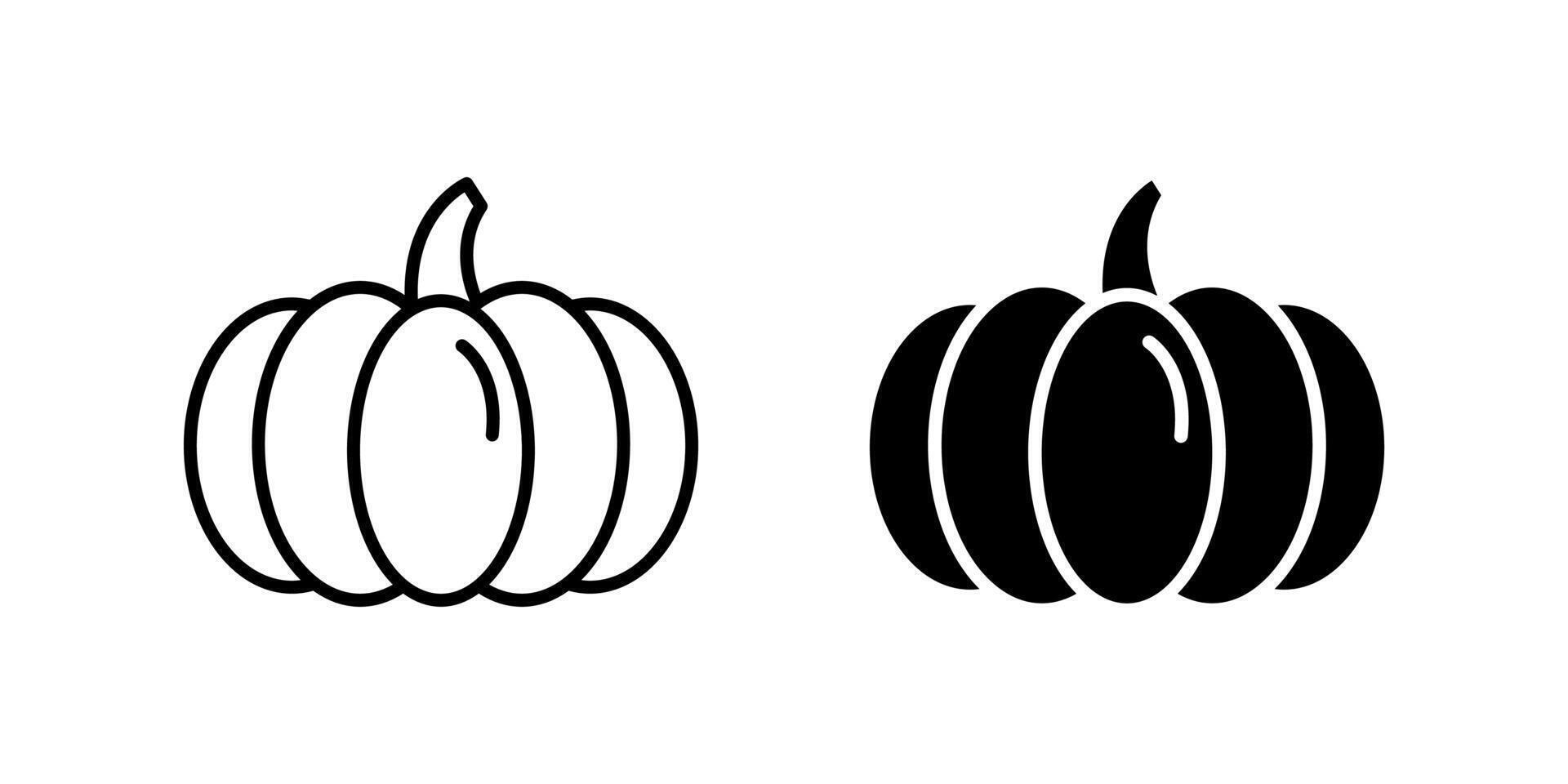 Delicious pumpkin pie icon set ideal for food blogs, dessert recipes, and holiday themes. vector