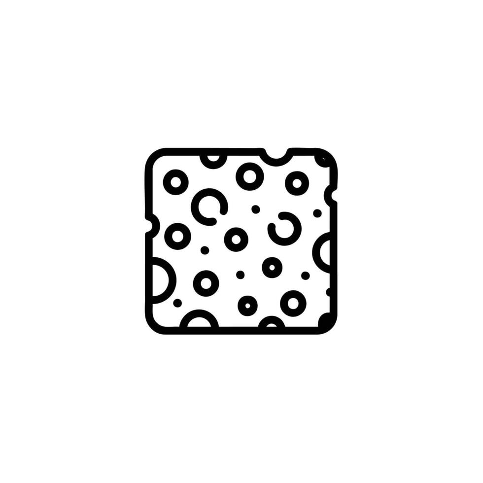 Foam Texture Porous Surface Icon vector