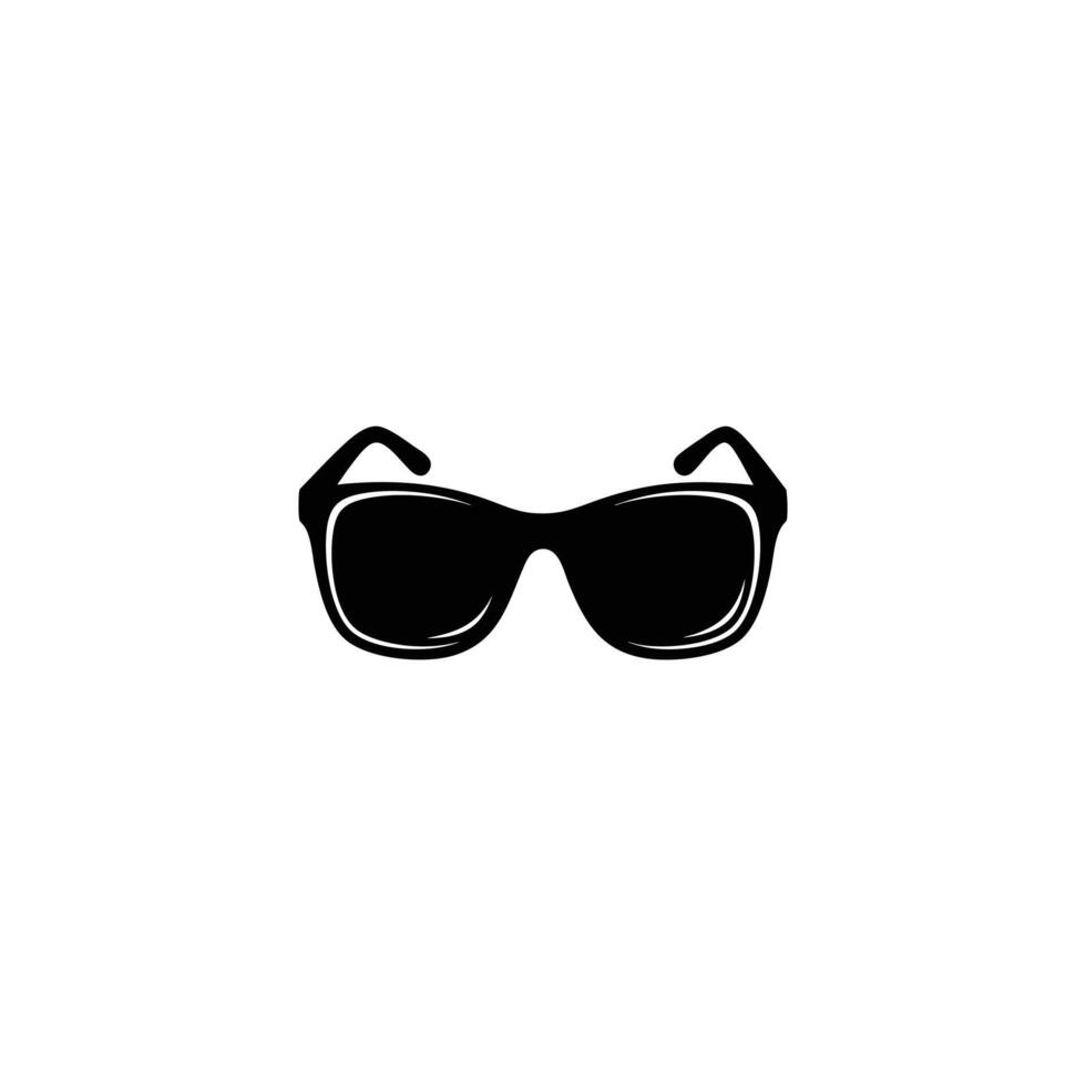 Spectacles Black Silhouette vector