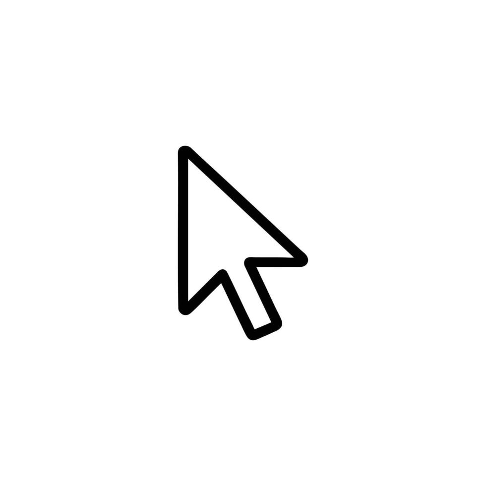 Classic Mouse Pointer Arrow Symbol vector