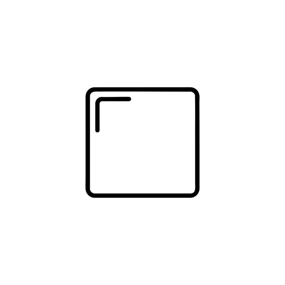 Single Ceramic Tile Square Icon vector