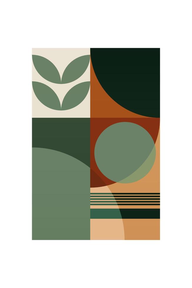 Vintage Boho Home Decor with Tribal Patterns vector