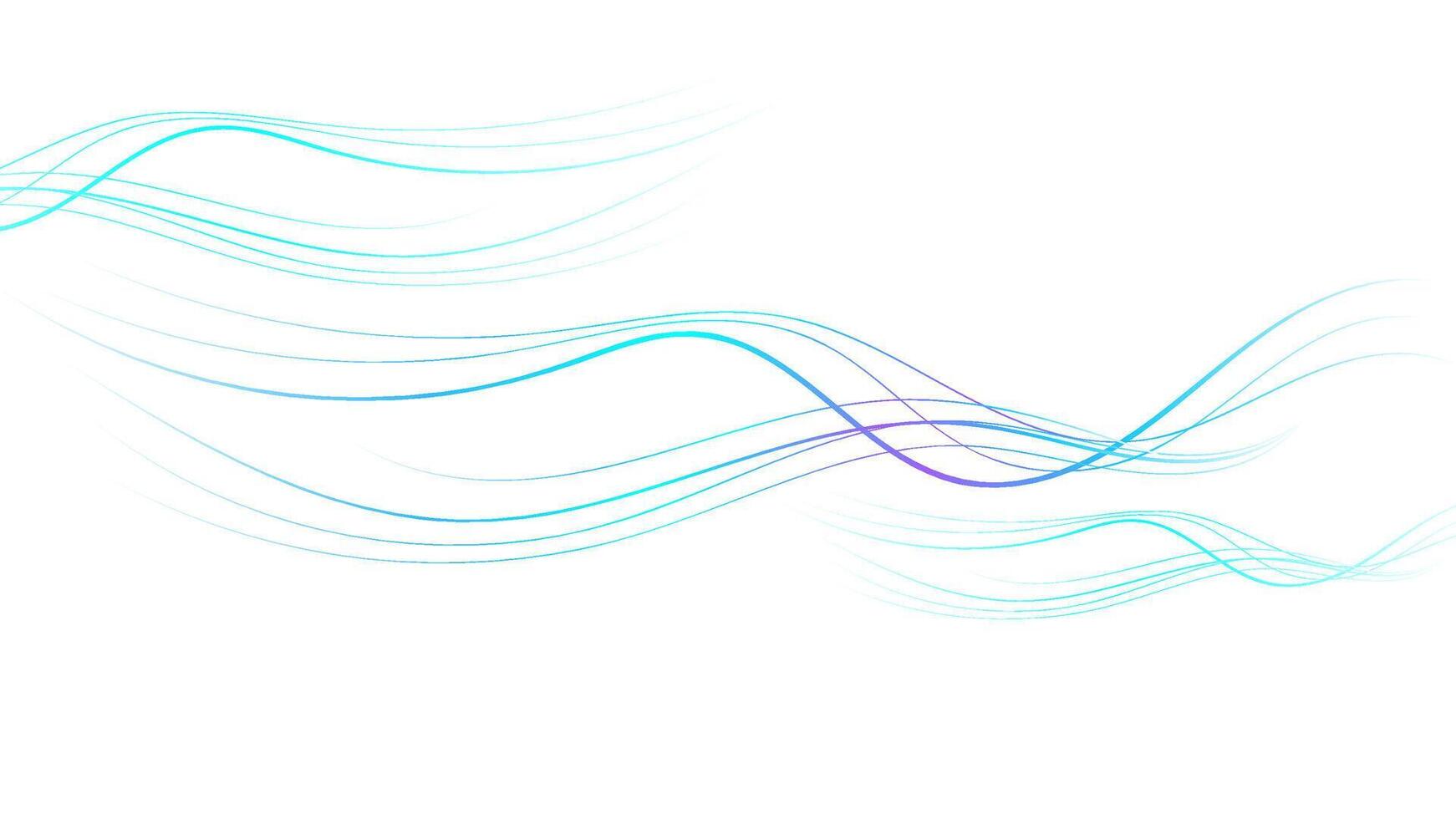 abstract wave line on white background. illustration for your design vector