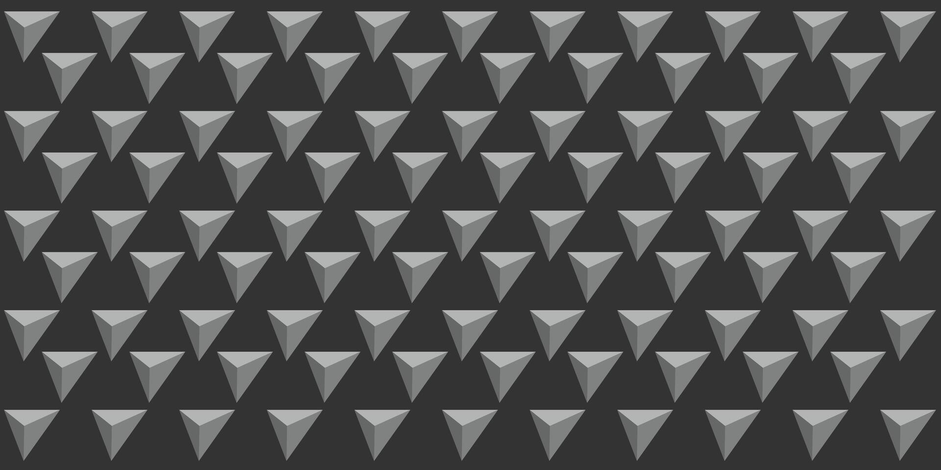 Pattern 3d triangle background with grey colors design illustration vector