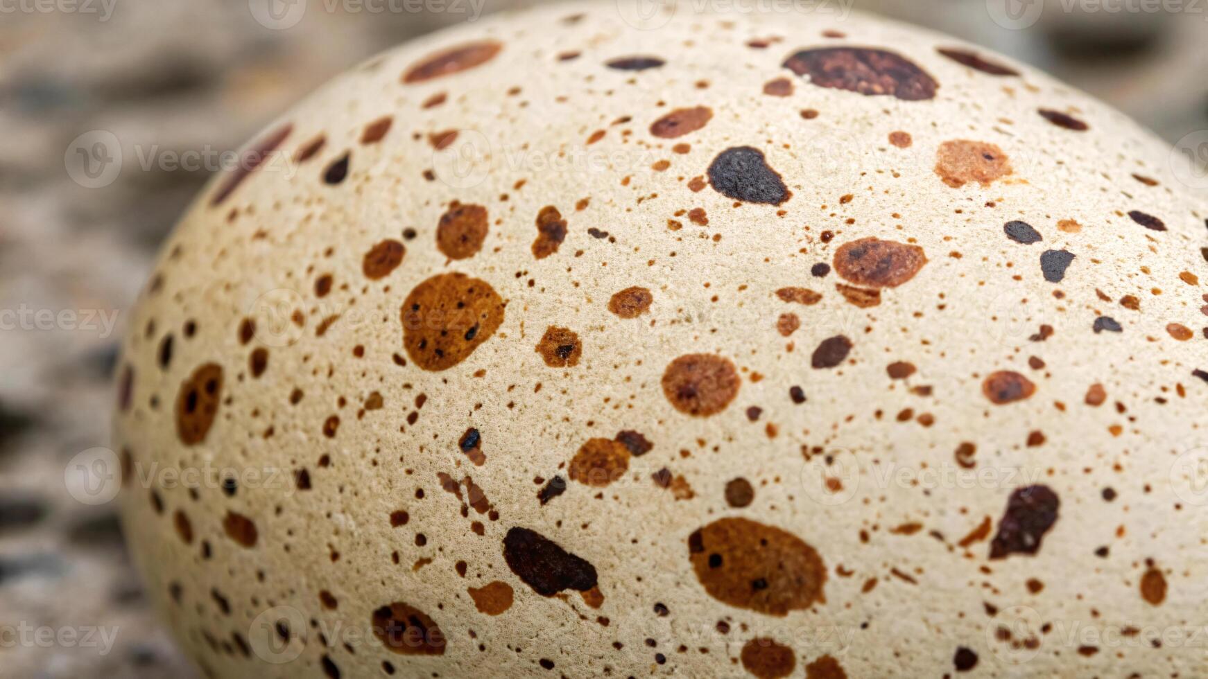 Quail eggs on macro closeup. photo