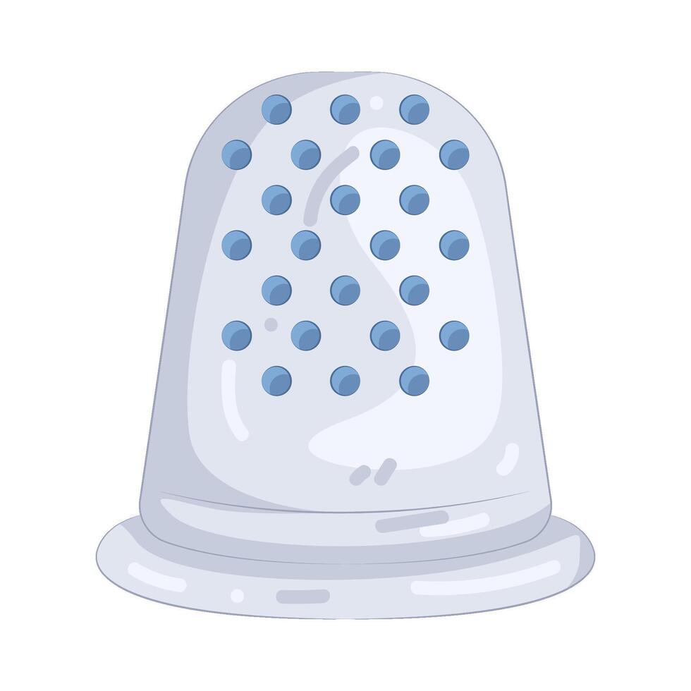 Metal Sewing Thimble vector
