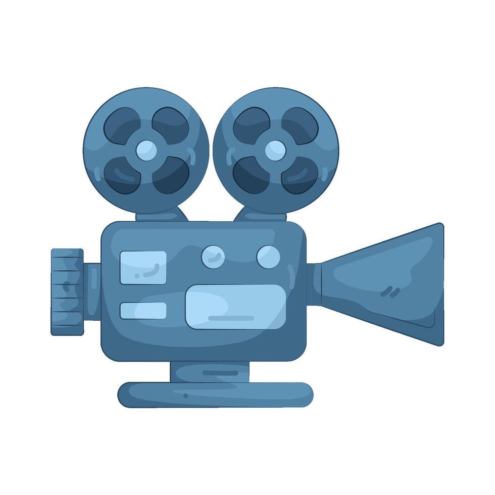 Retro Movie Camera illustration vector