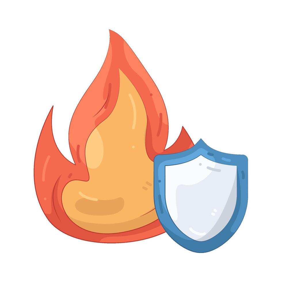Fire Insurance illustration vector