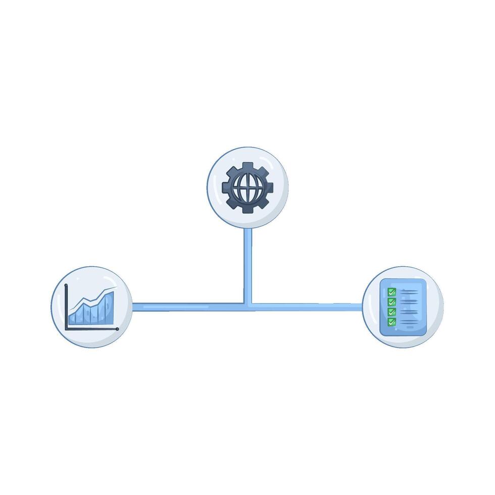 Data Analytics Connection Network vector