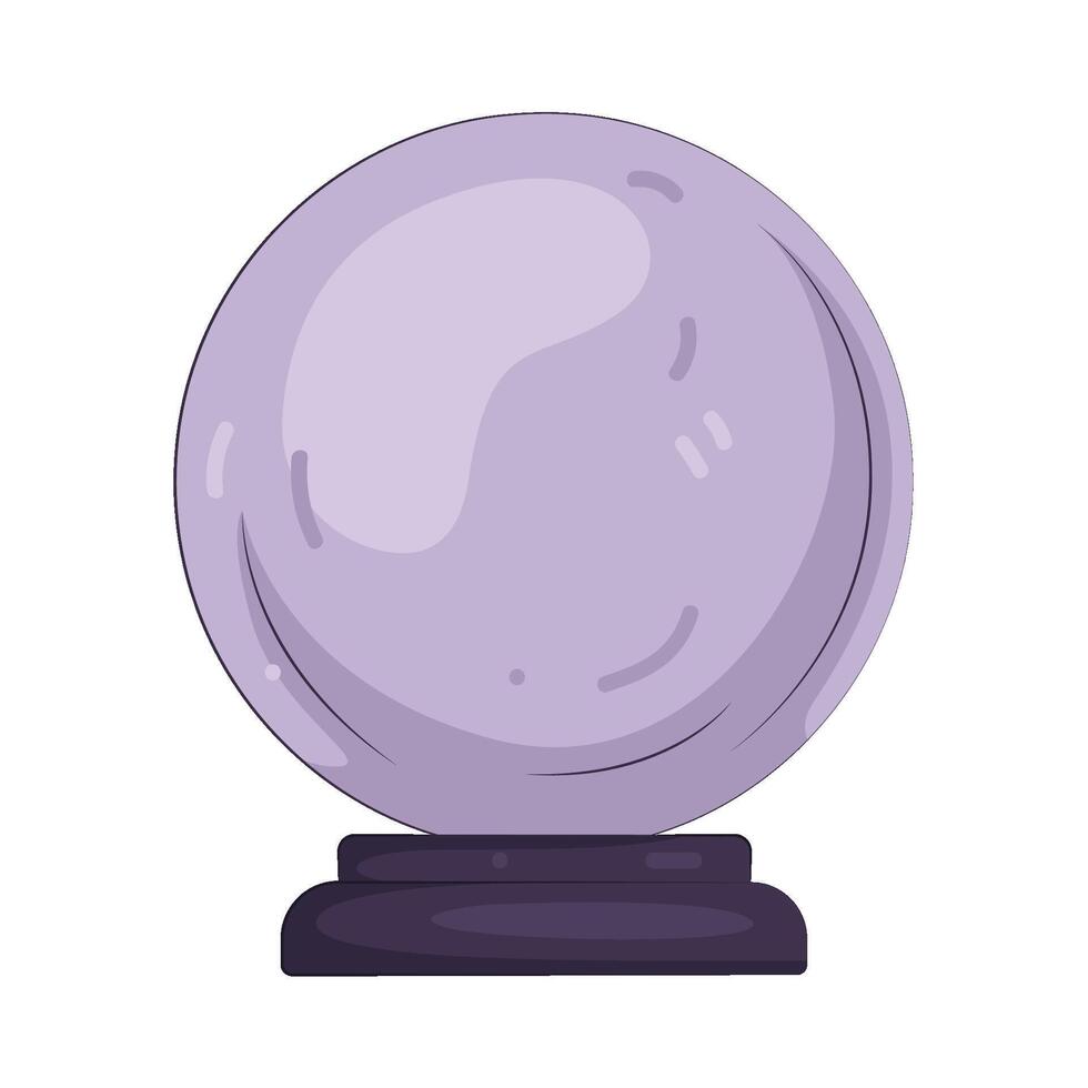 Crystal Ball for Fortune Telling vector