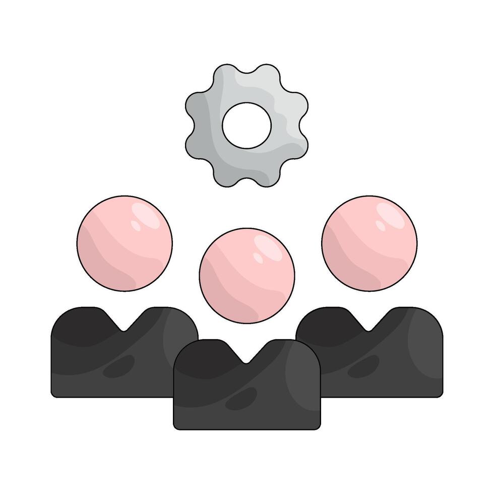 Teamwork and Collaboration vector