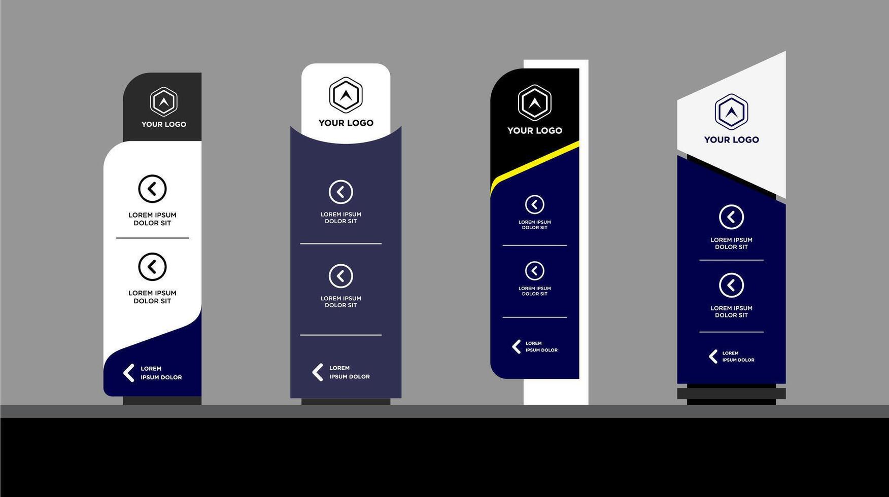 signboards for business template vector