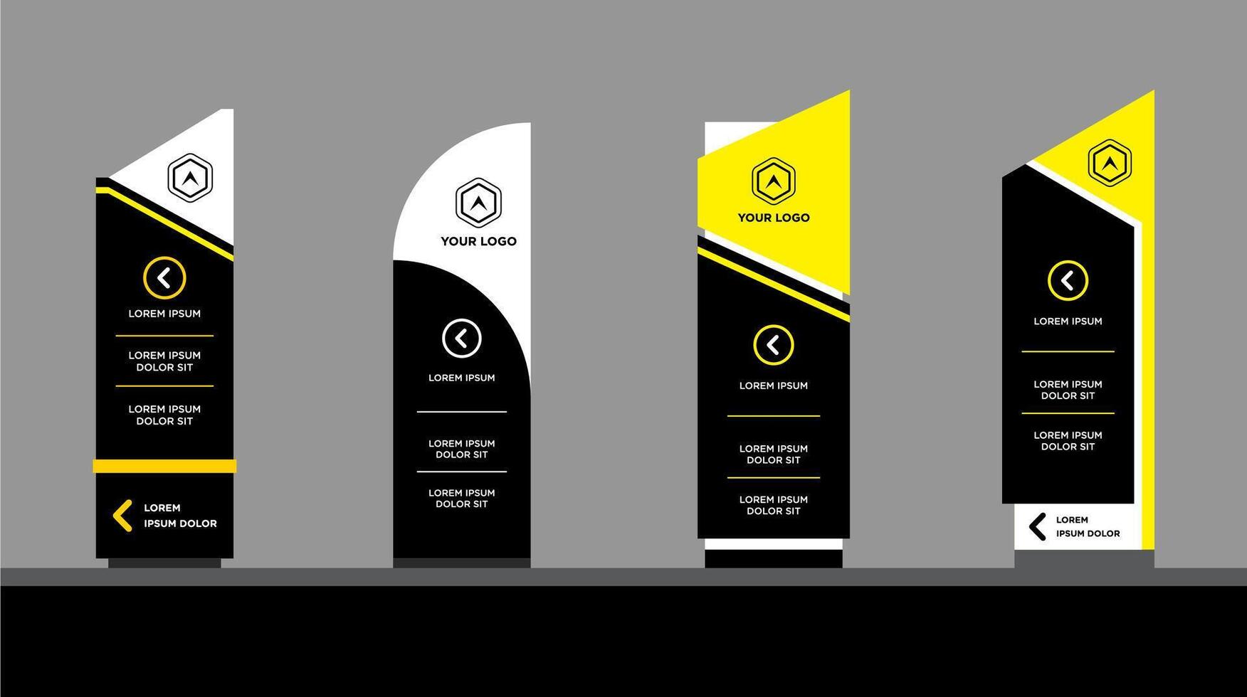 Information Advertising Display vector
