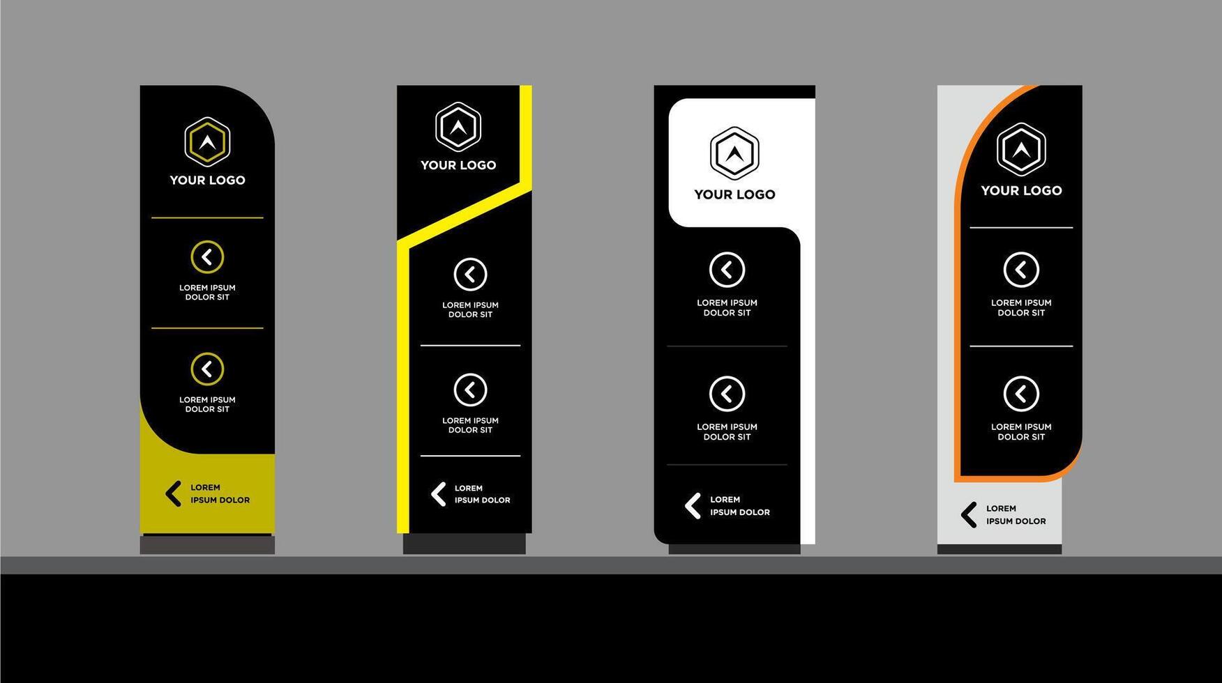 Wayfinding Designs for Buildings vector