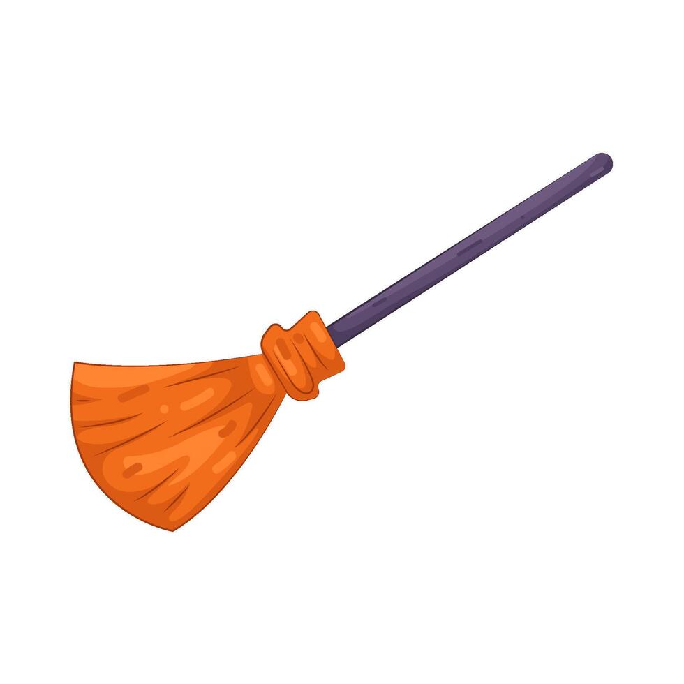 Witch's Broom illustration vector