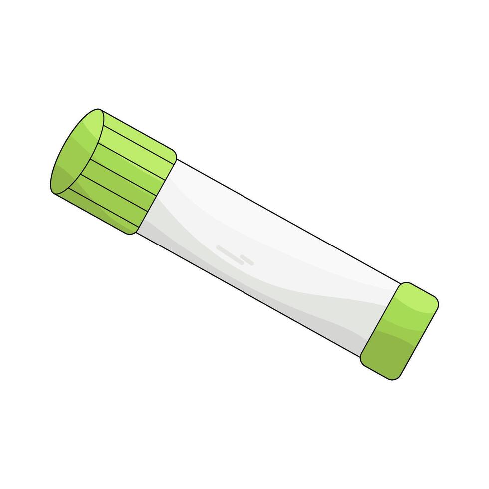 Green and White Glue Stick vector