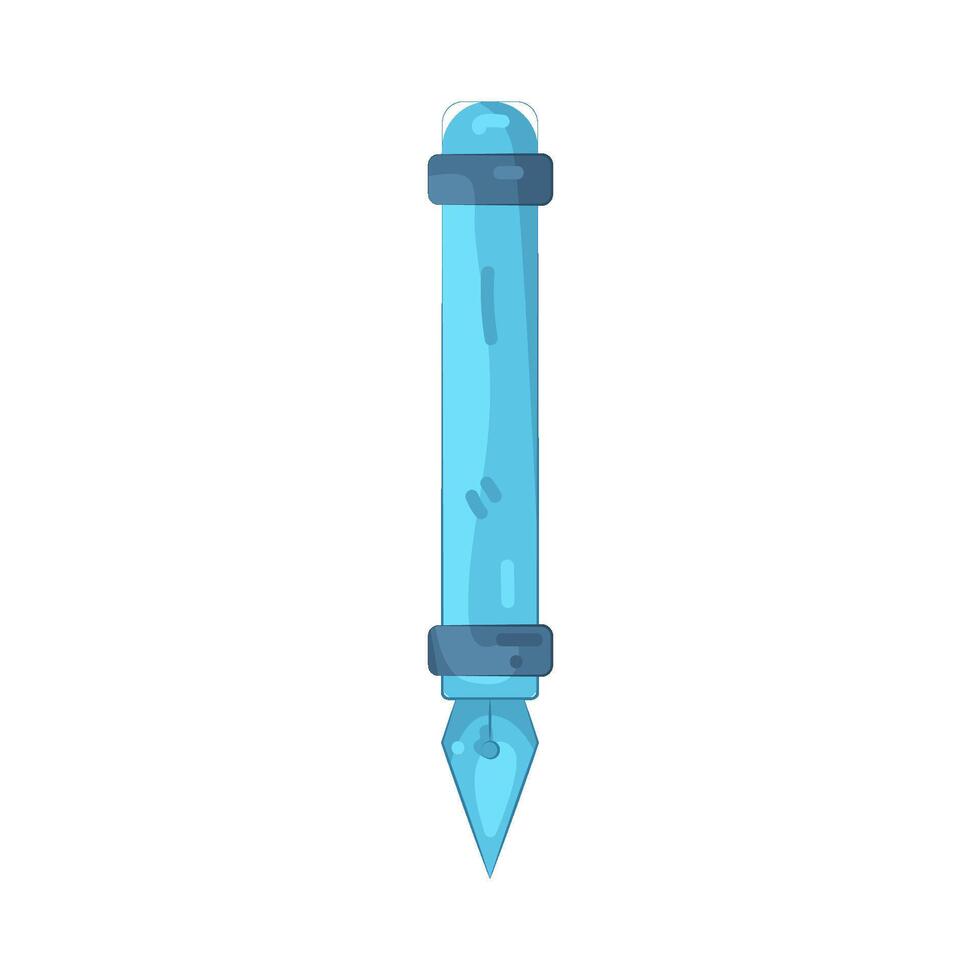Blue Fountain Pen vector