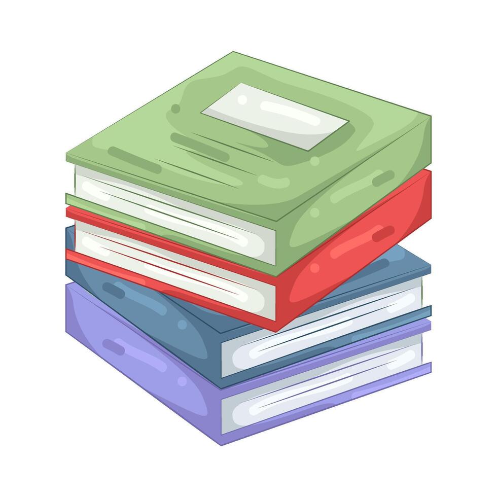 Stack of Books vector