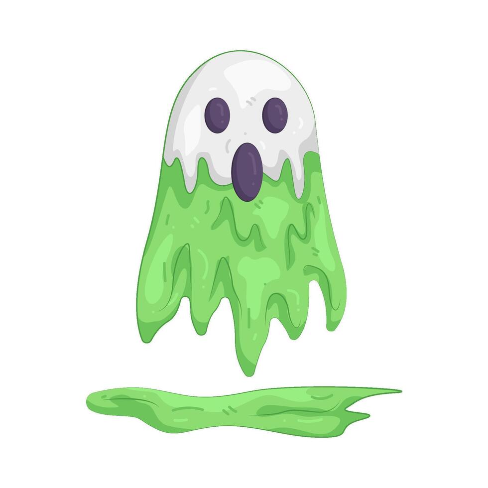 Green Slime Ghost vector