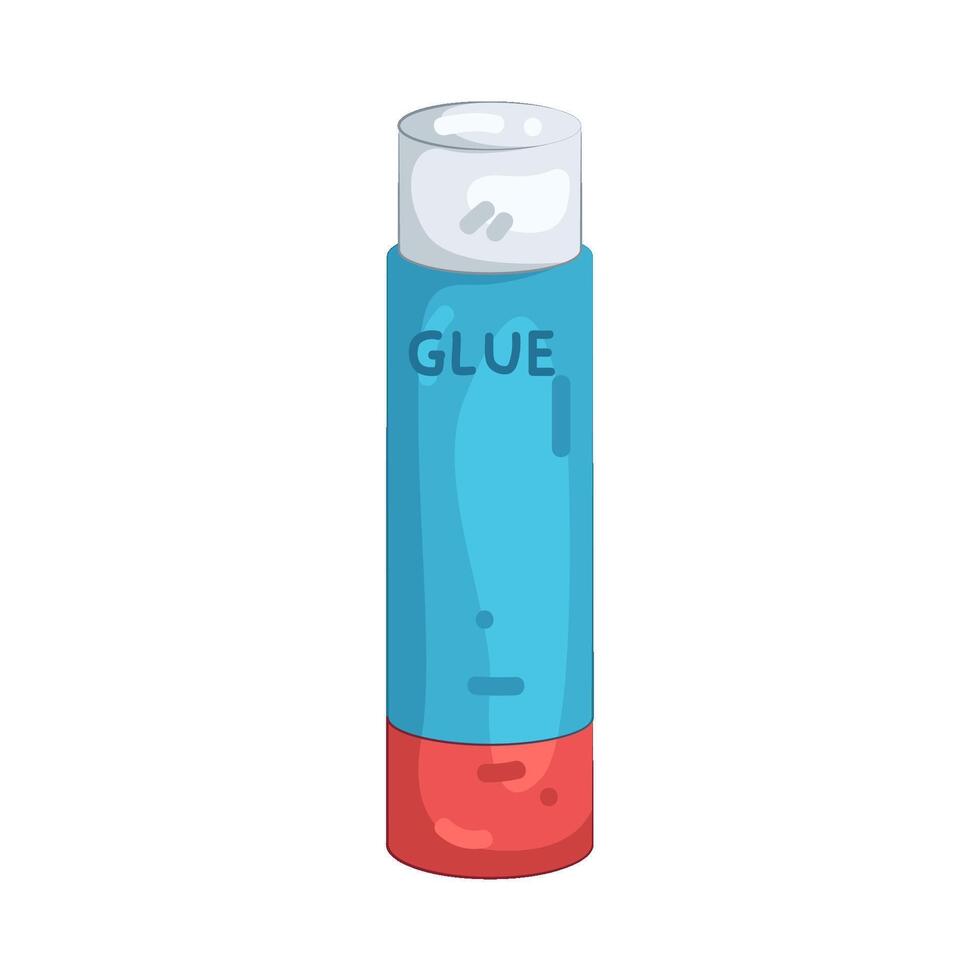 Blue Glue Stick vector