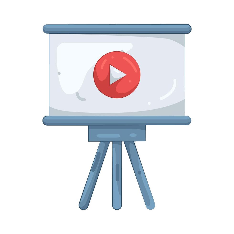 Presentation Whiteboard illustration vector