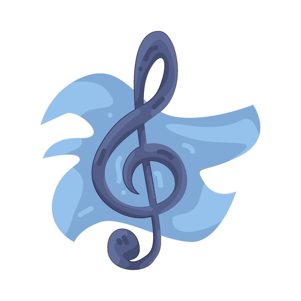 Treble Clef Musical Note vector