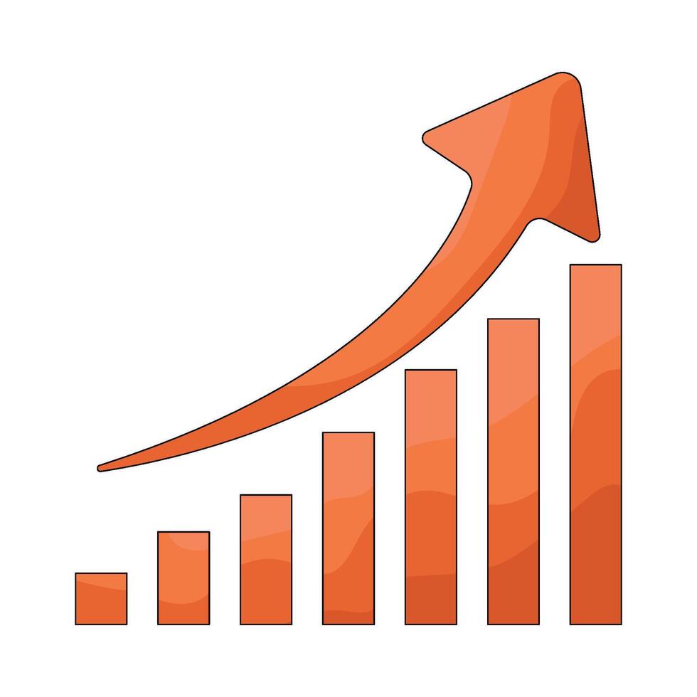Upward Arrow illustration vector