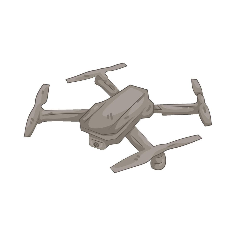 Gray Drone Camera vector