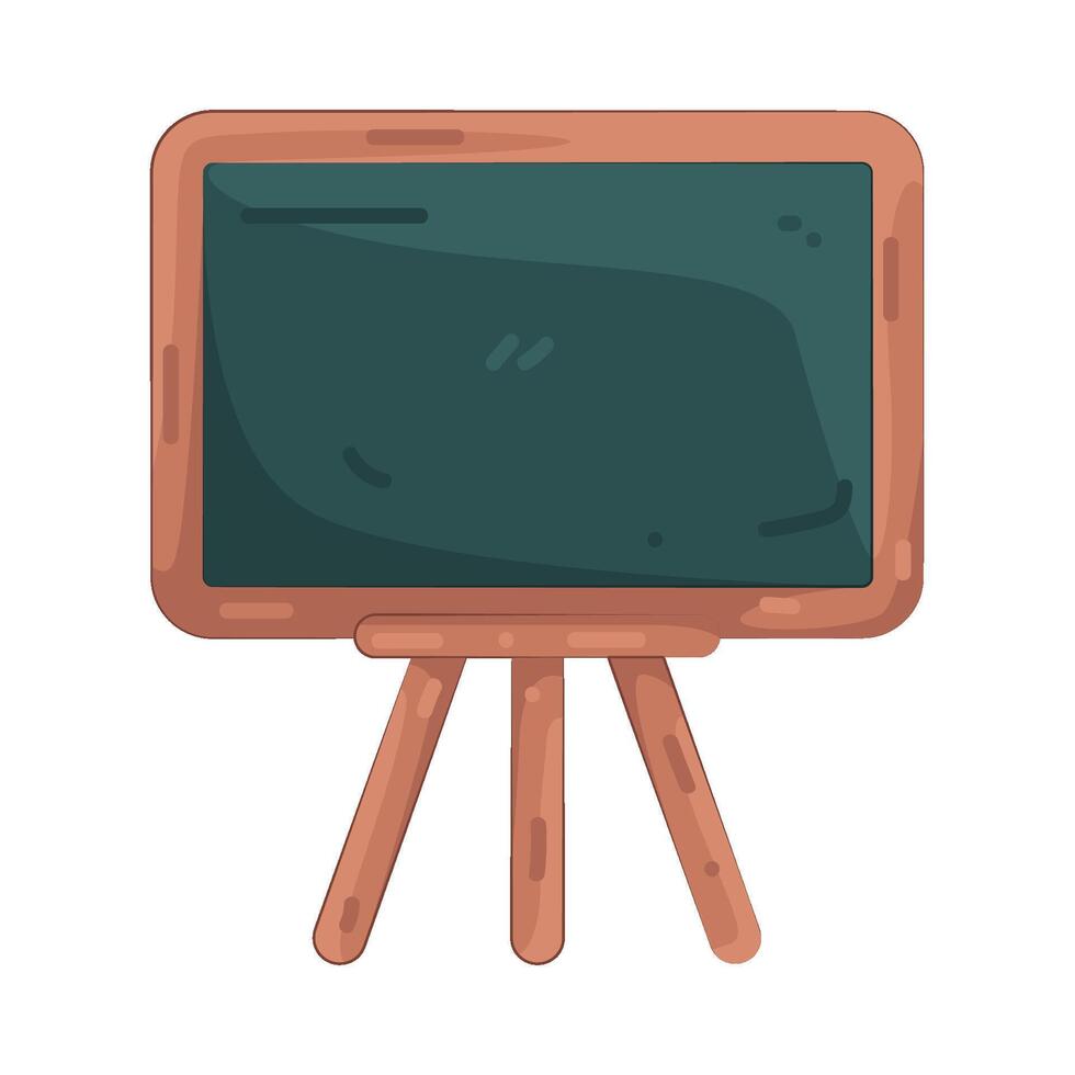 Chalkboard on Easel vector