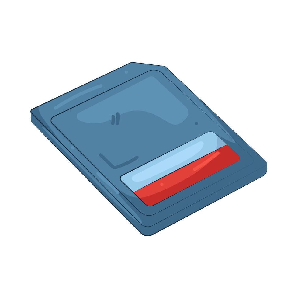 Digital SD Memory Card vector