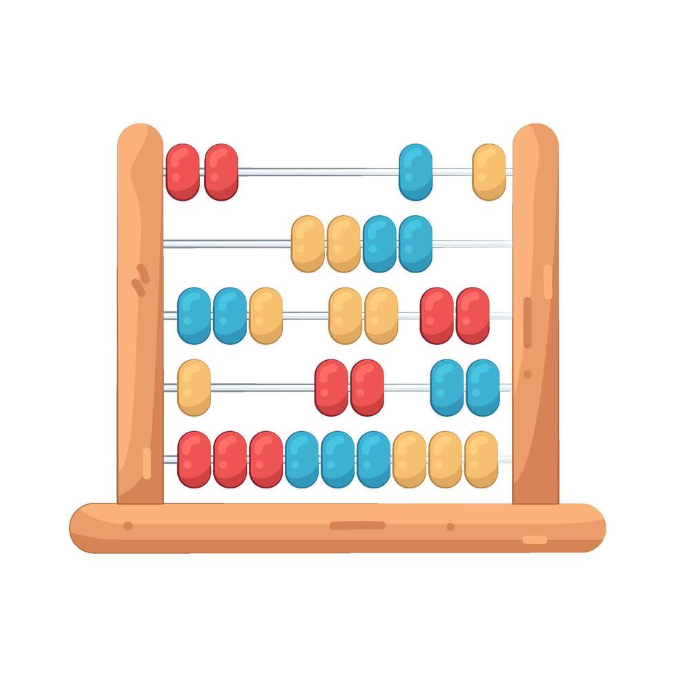 Colorful Abacus illustration vector