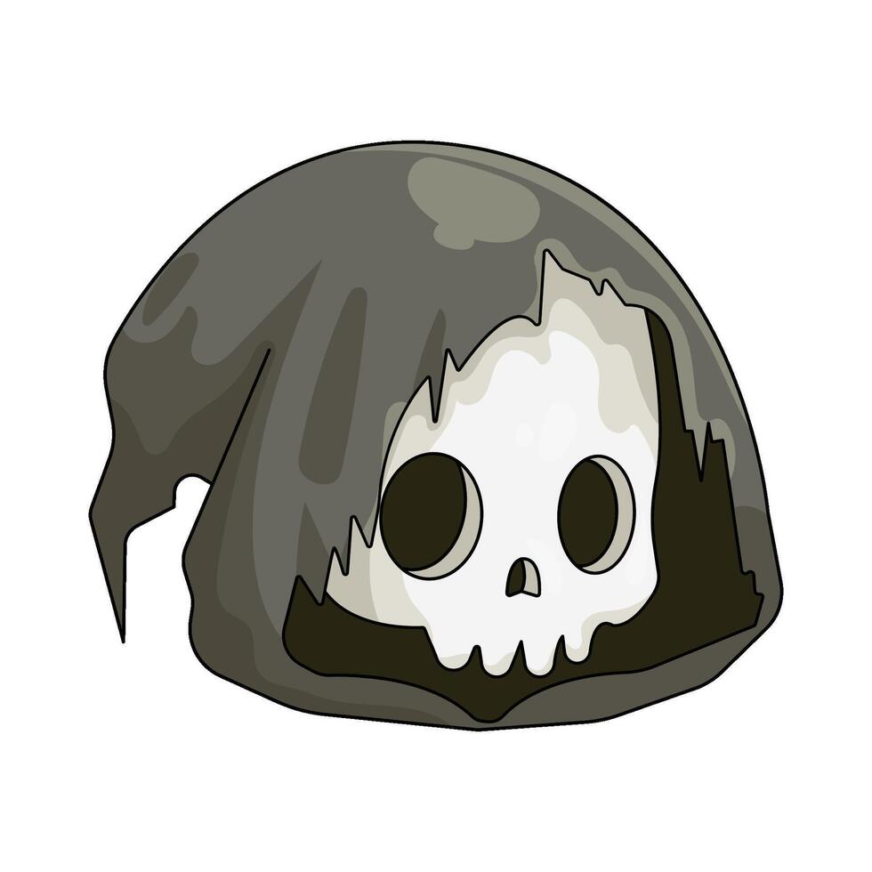 Child in Ghoul Costume vector