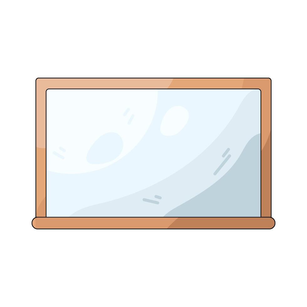 Empty Whiteboard illustration vector