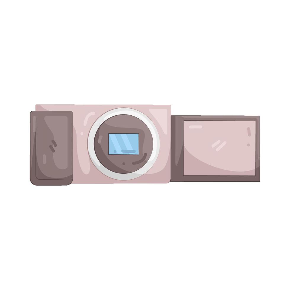 Illustratuion of an Pink Digital Camera vector
