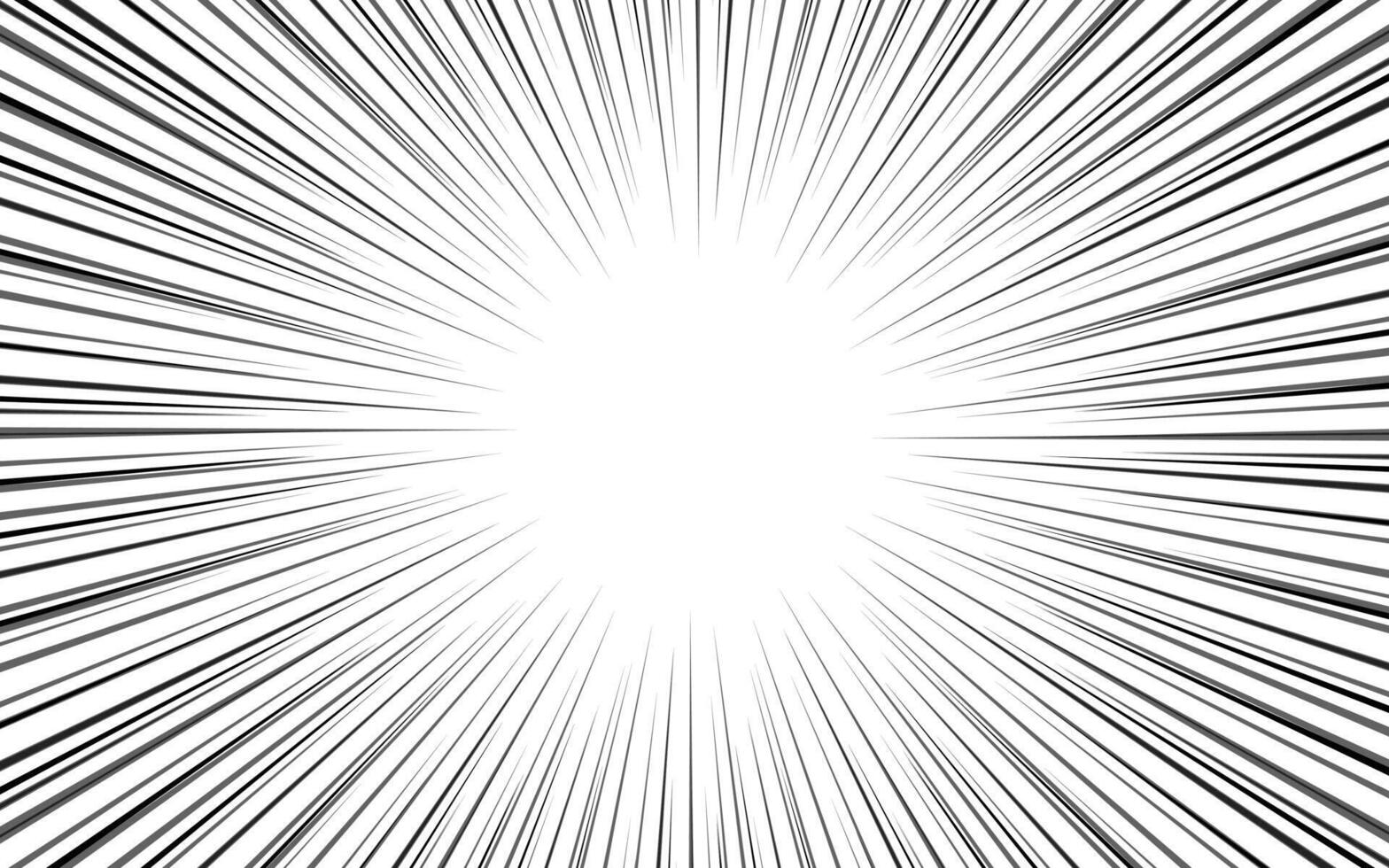 Abstract comic lines of copy space on white background. Can be used to highlight space text for ads, posters, templates. vector