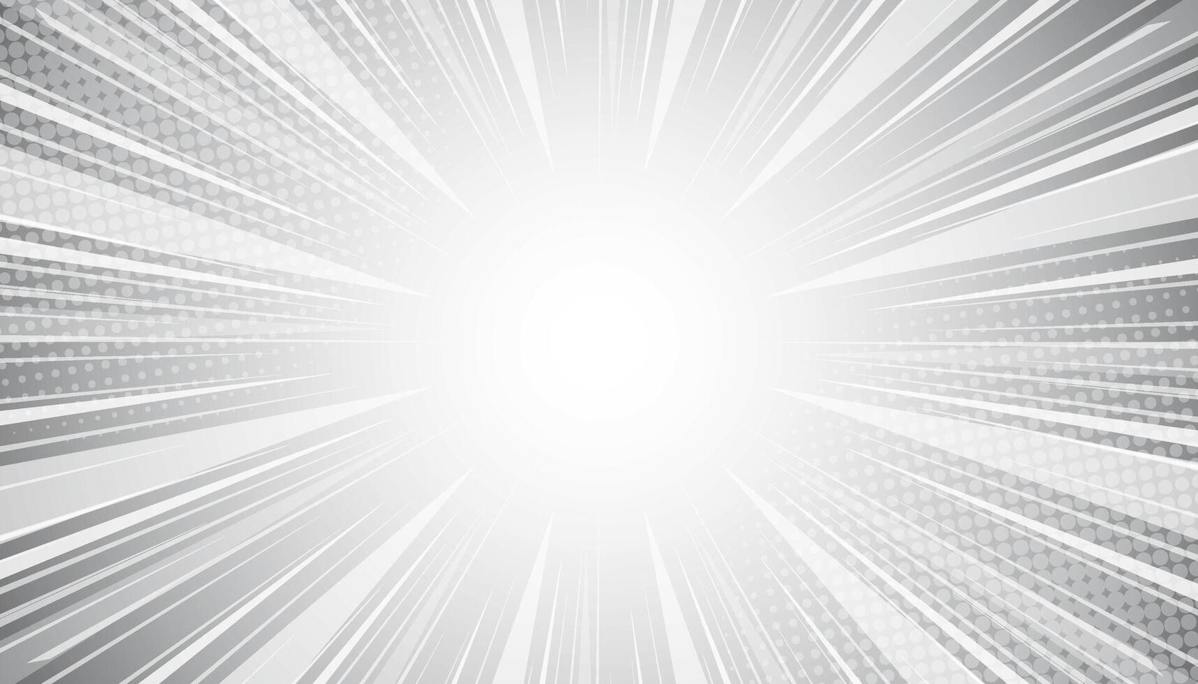 Abstract comic zoom template vector