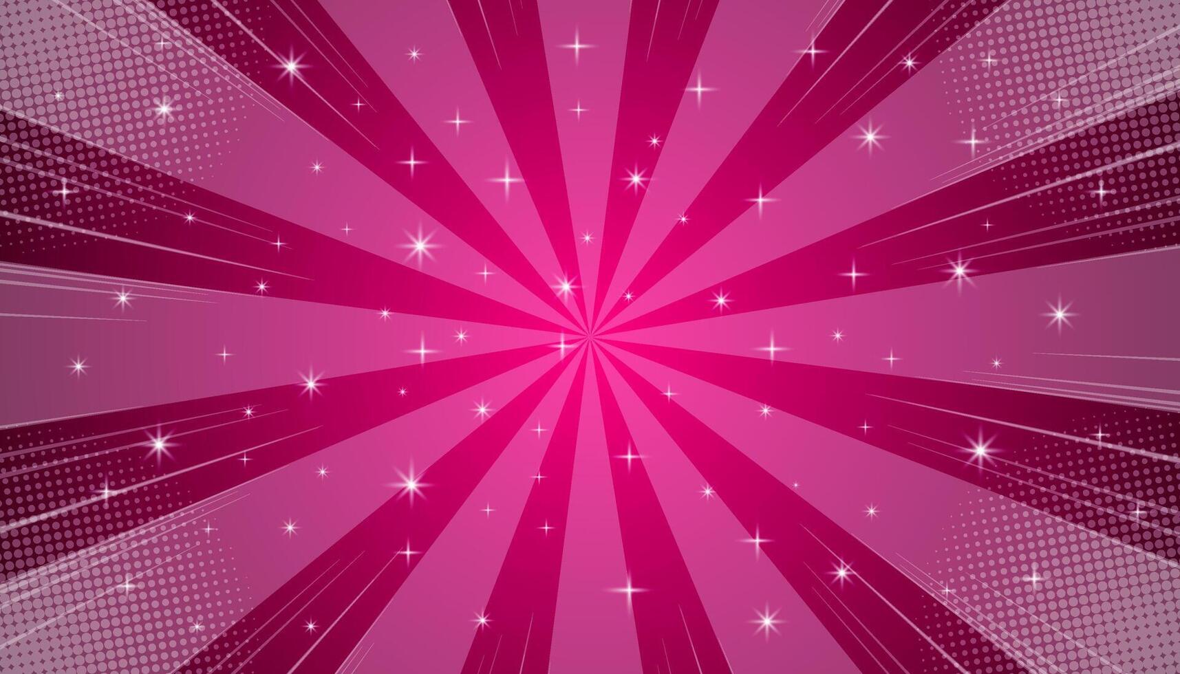 Comic Background with Halftone. vector