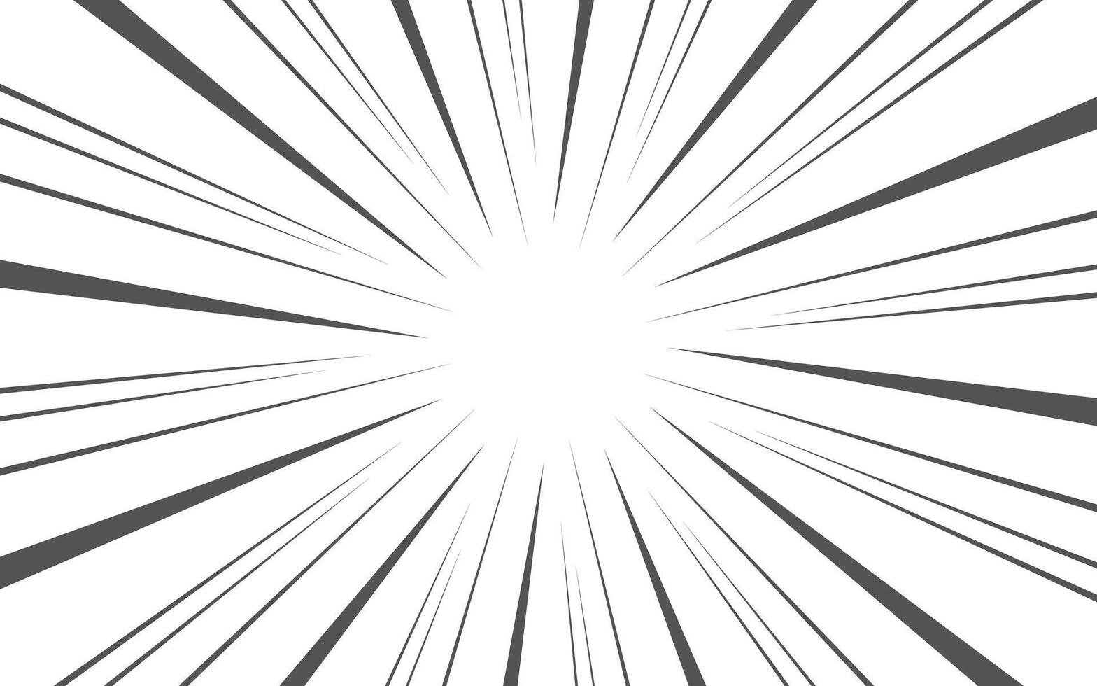 Radial speed lines background for comic books vector